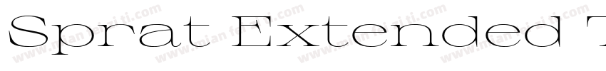 Sprat Extended Thin字体转换